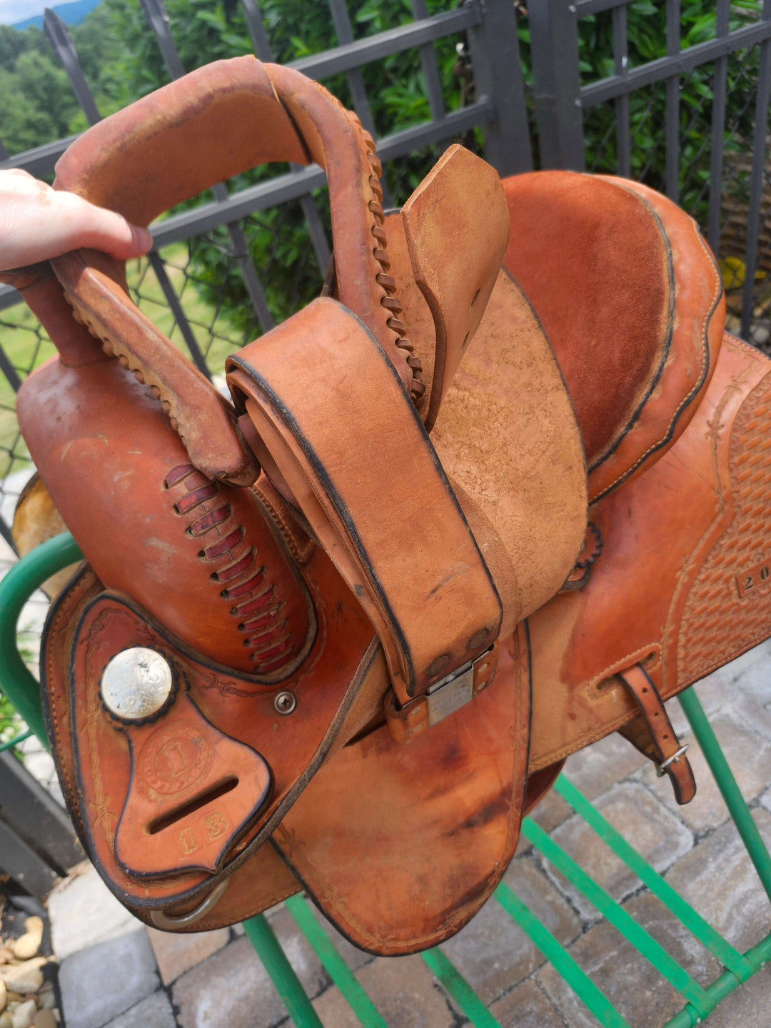 13" 2007 Youth Barrel Saddle Saddle Running P