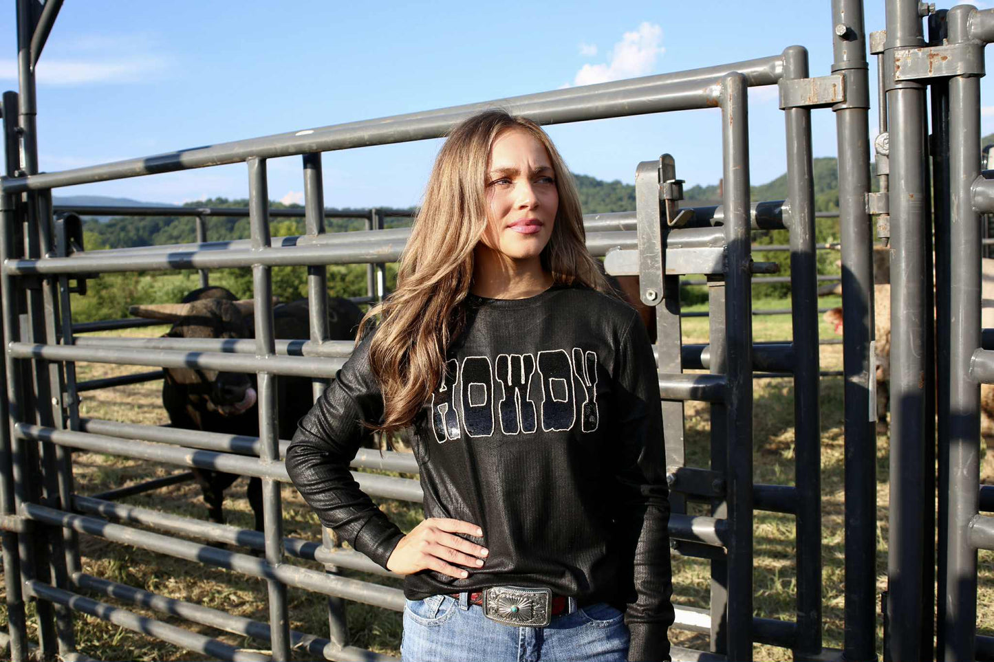 Howdy Sequins L/S Shirt Shirt 2 Fly