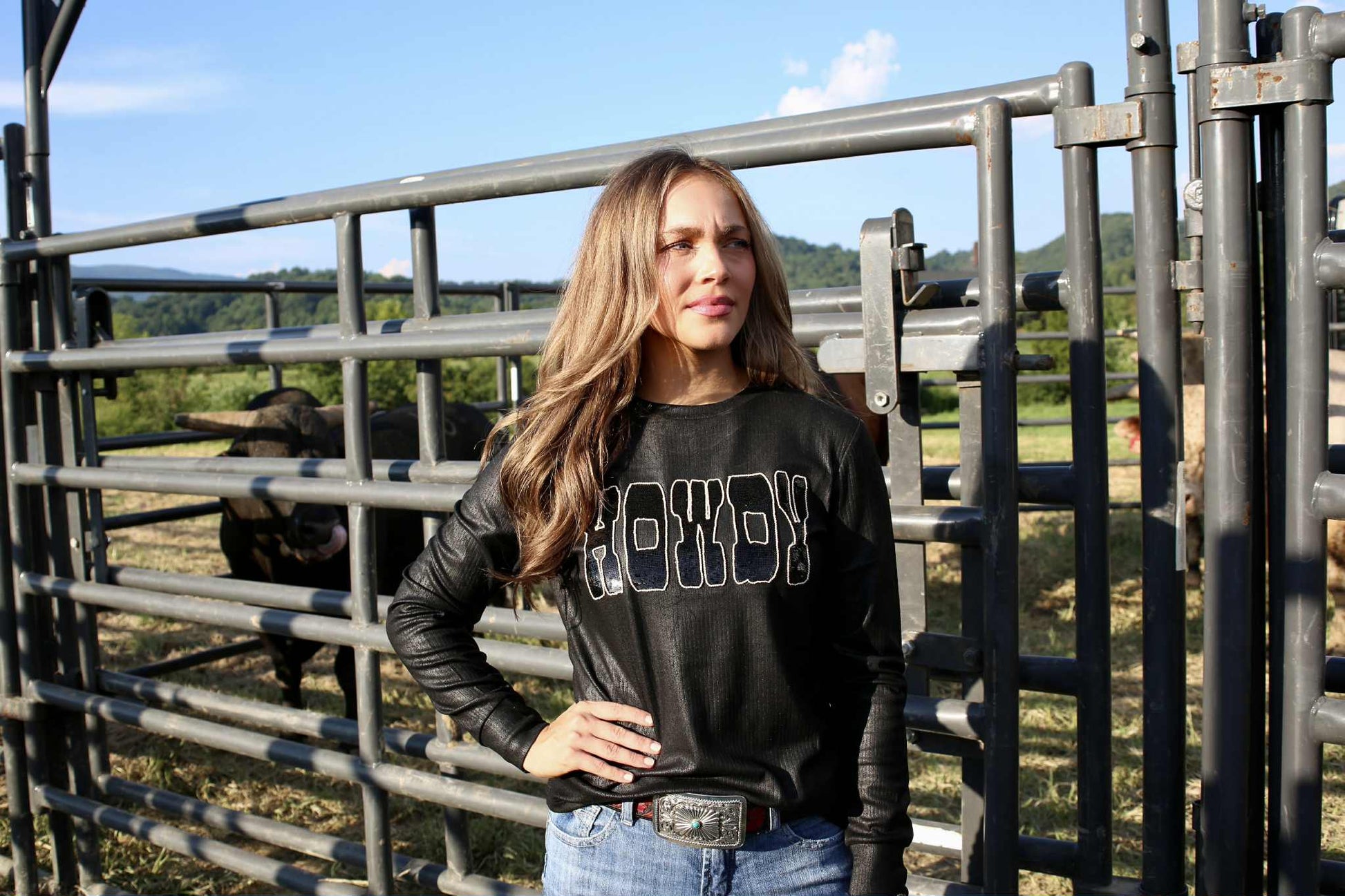 Howdy Sequins L/S Shirt Shirt 2 Fly