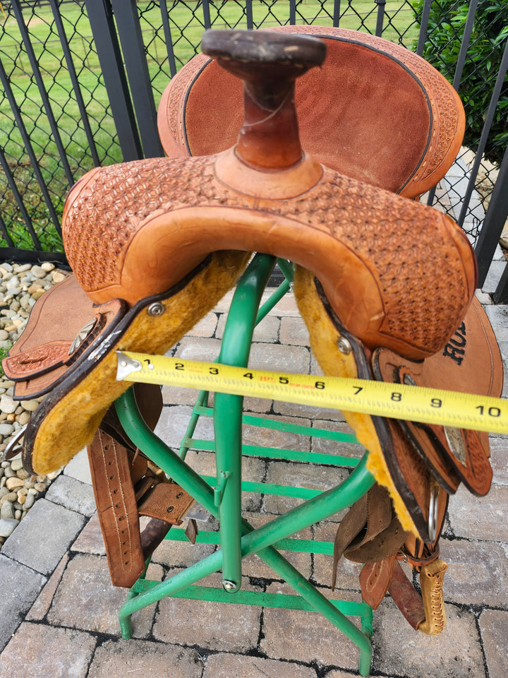 15" 2009 Running P Barrel Saddle Saddle Running P