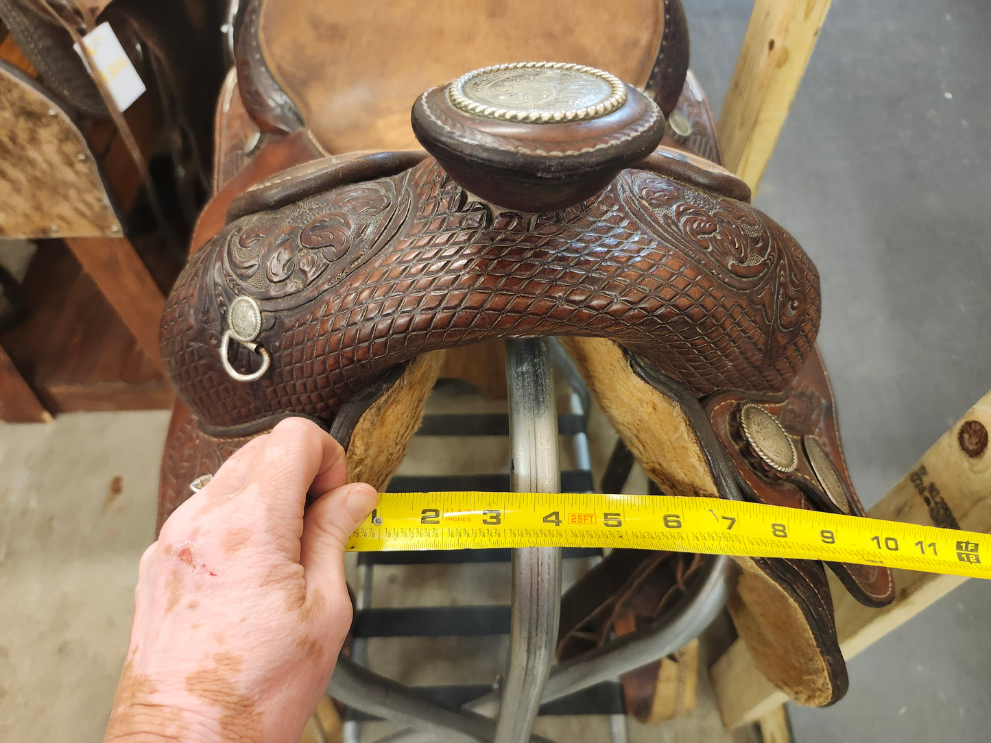 Circle Y Richard Shrake's Equitation Resistance Free Reining Saddle Double C Western Supply