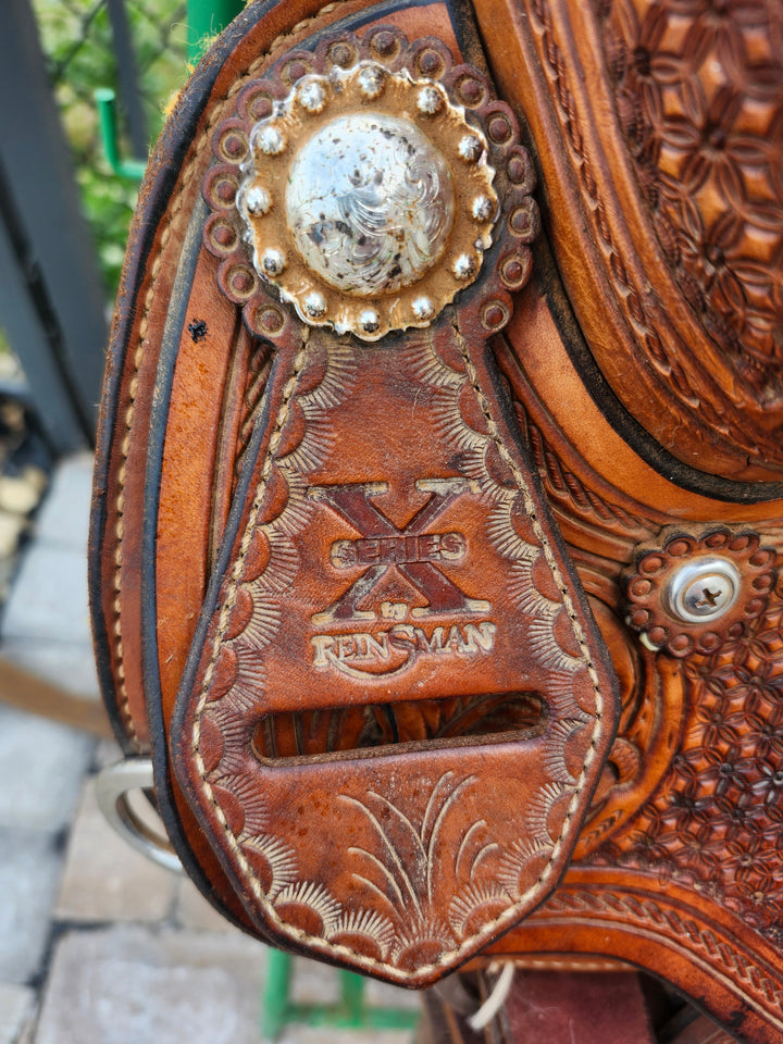 14.5" 2012 Reinsman Trophy Barrel Saddle – Like New Condition Reinsman
