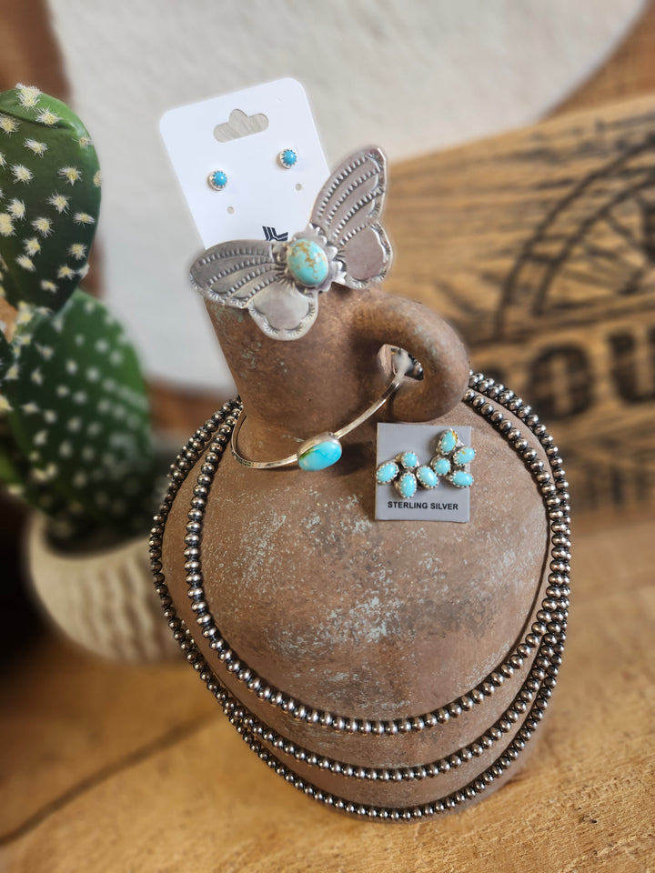 Genuine Turquoise Earrings