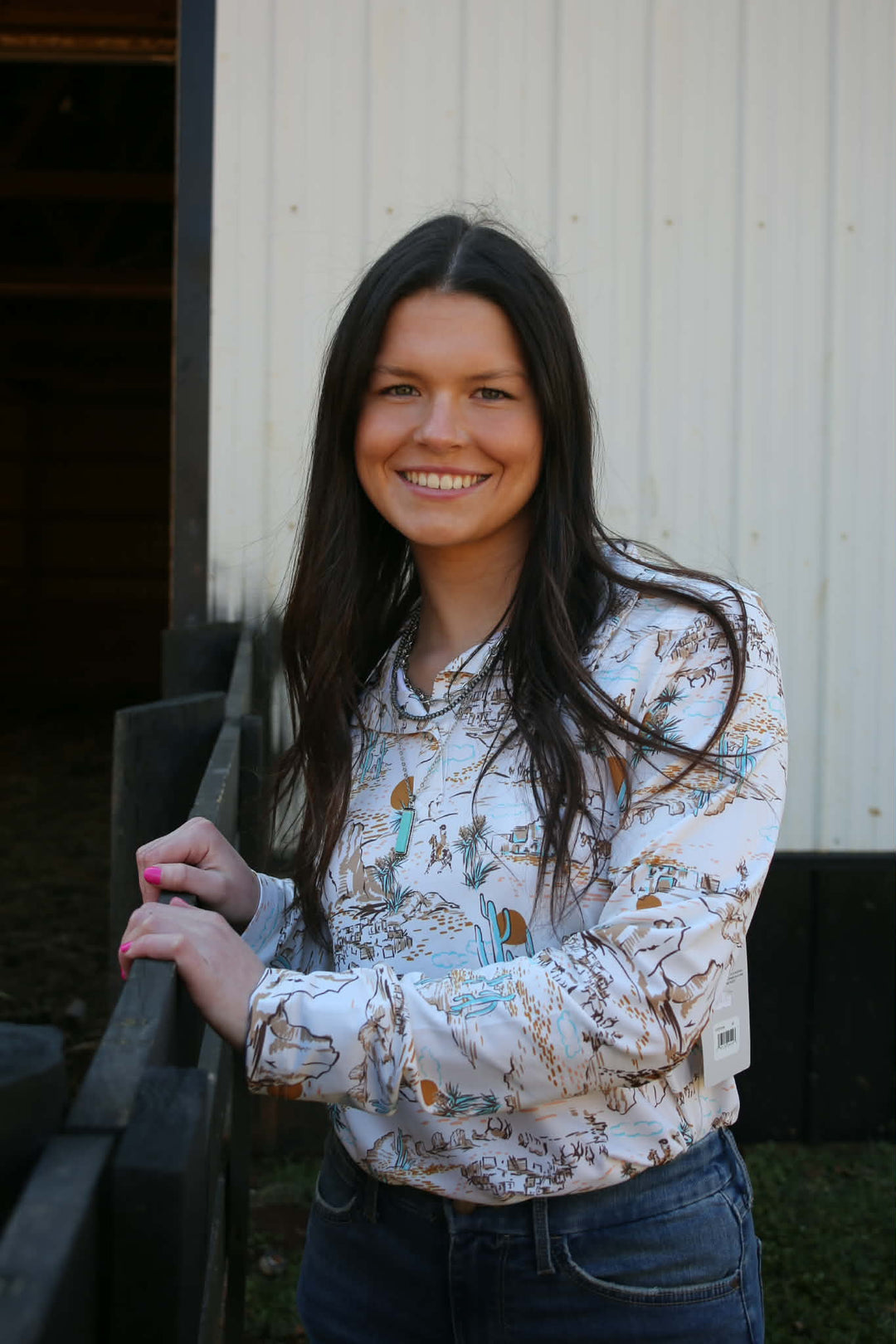 Wrangler® Performance Skye Pullover - Cream 112375249 Shirt Wrangler