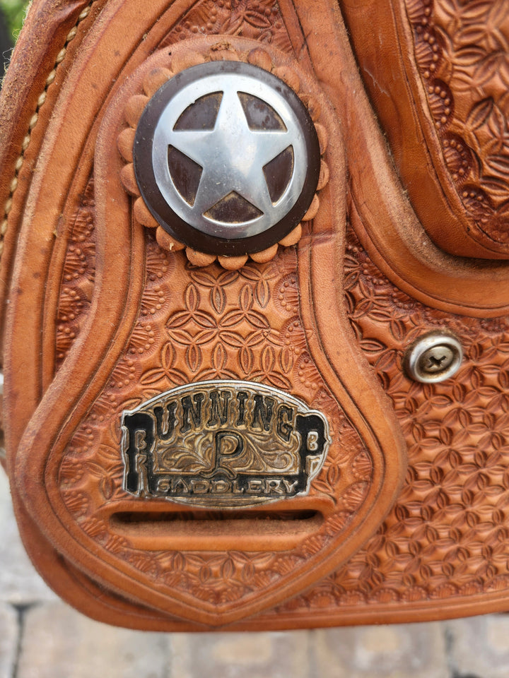 15" 2015 Running P Trophy Roping Saddle Saddle Running P