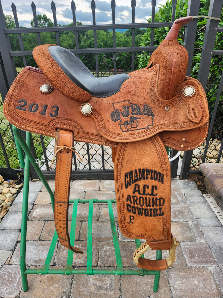 14.5" 2013 Running P Trophy Barrel Saddle Saddle Running P