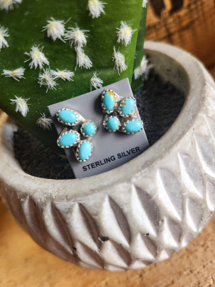 Genuine Turquoise Earrings
