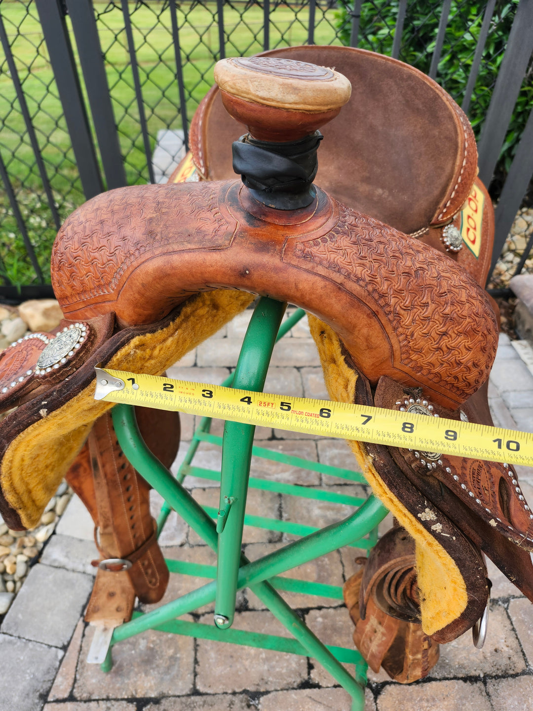 15" 2014 Cactus Saddlery Trophy Roping Saddle Saddle Running P