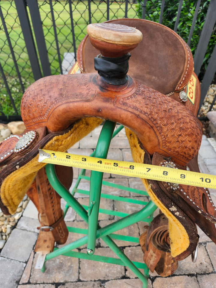 15" 2014 Cactus Saddlery Trophy Roping Saddle Saddle Running P