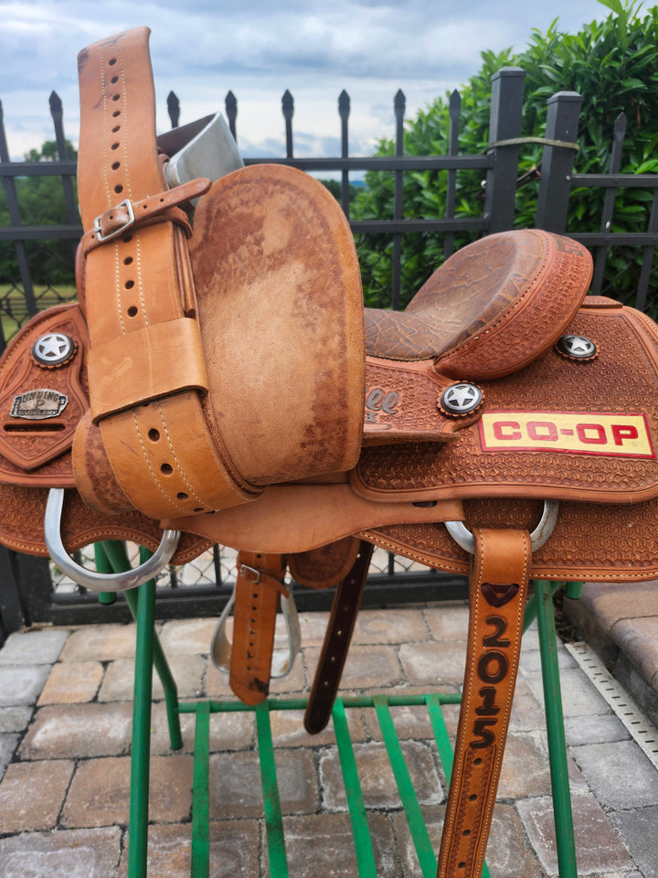 15" 2015 Running P Trophy Roping Saddle Saddle Running P