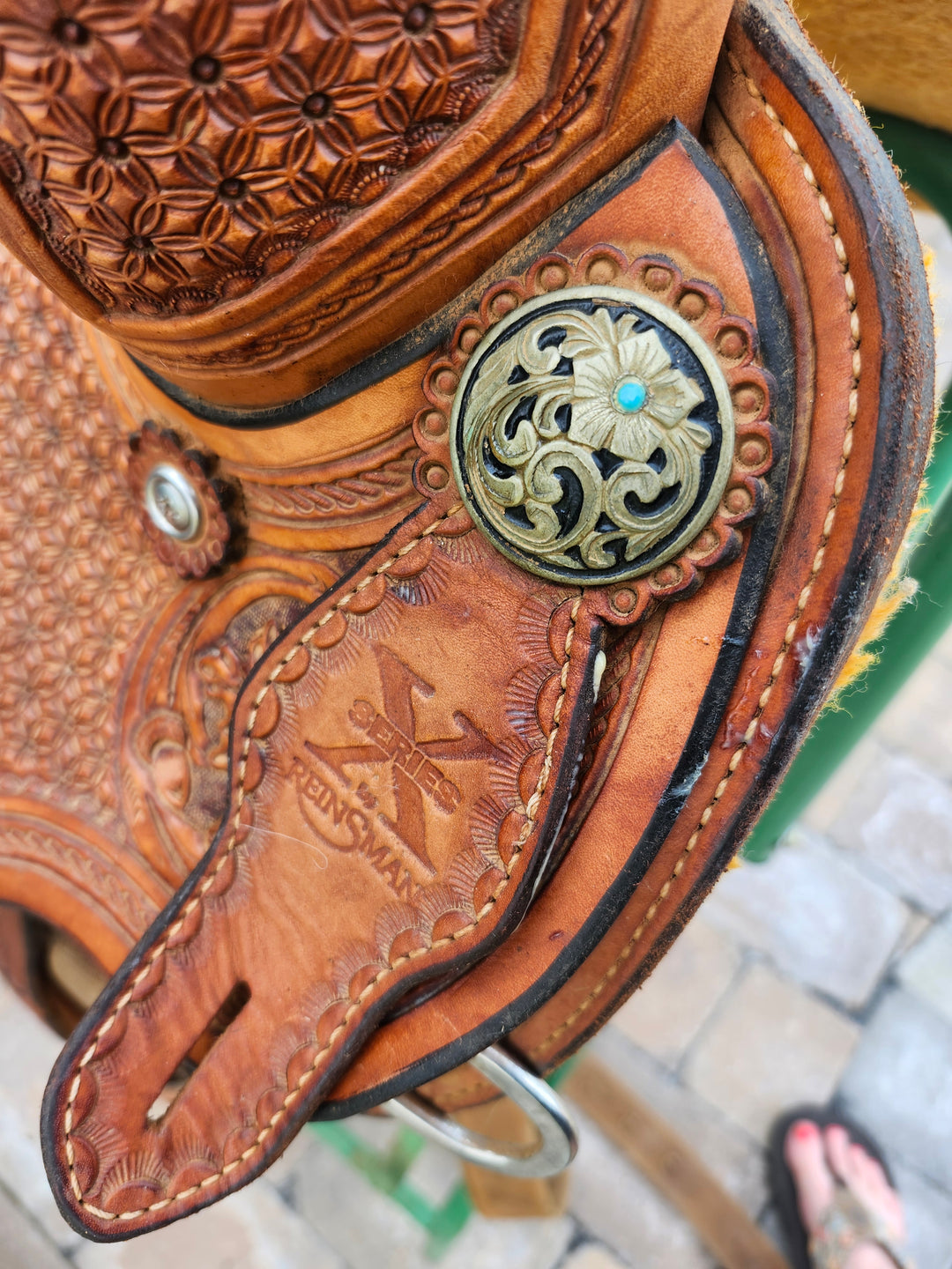 14.5" 2012 Reinsman Trophy Barrel Saddle – Like New Condition Reinsman