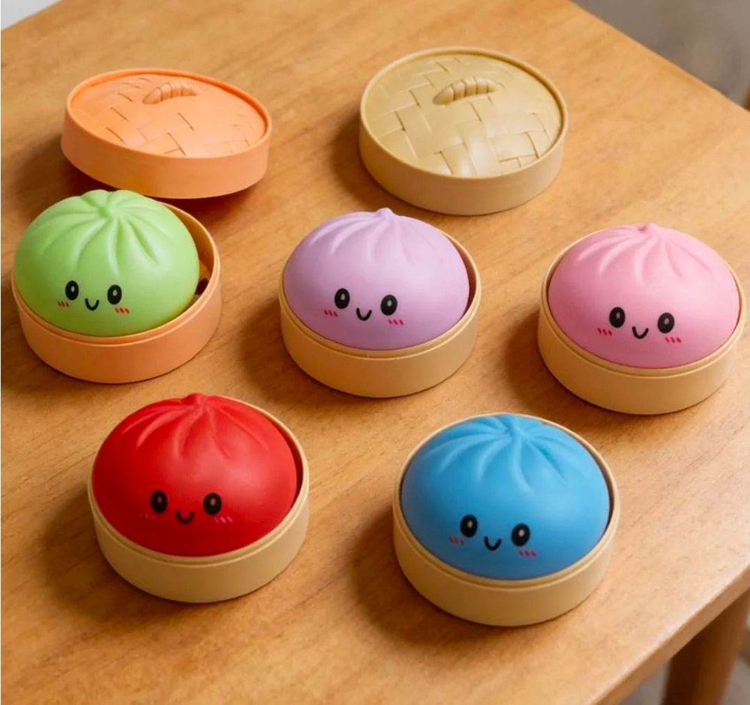 Mystery Dumpling Squishy — 4" with Container Double C Western Supply