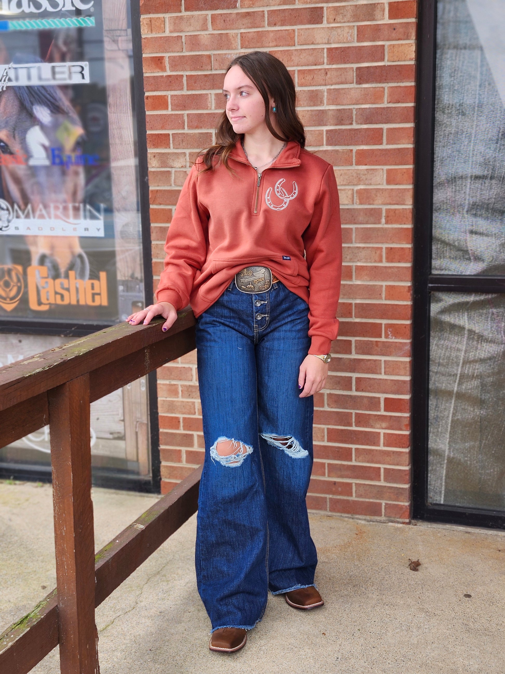 Women's Skylar Wide Leg - Dark Stone Jeans Women's Cinch