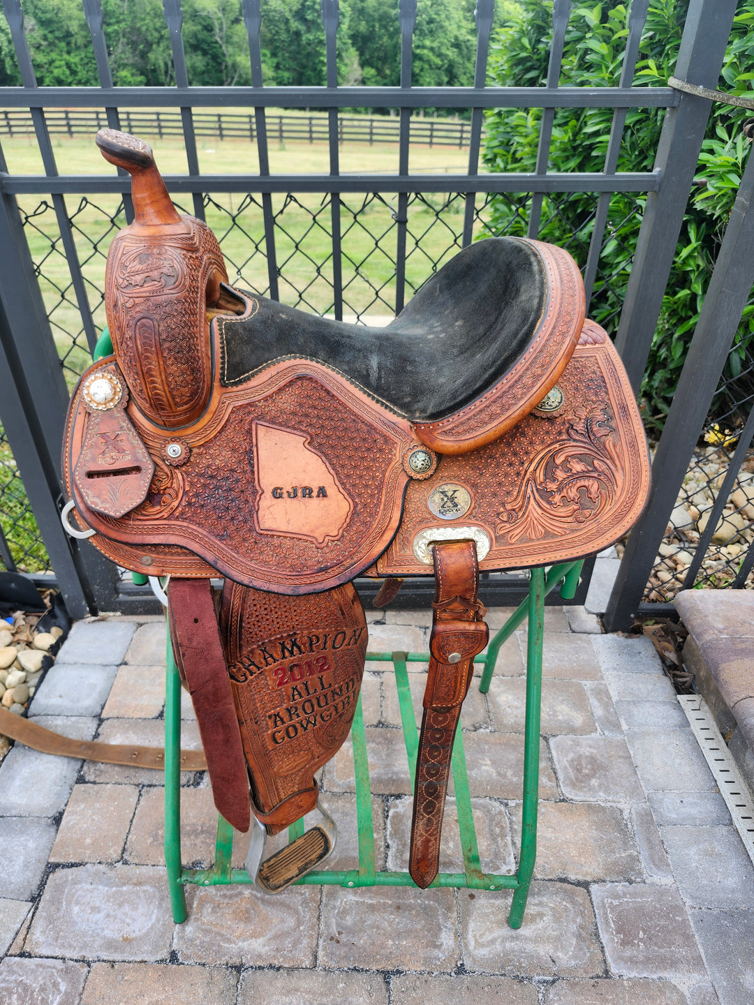 14.5" 2012 Reinsman Trophy Barrel Saddle – Like New Condition Reinsman