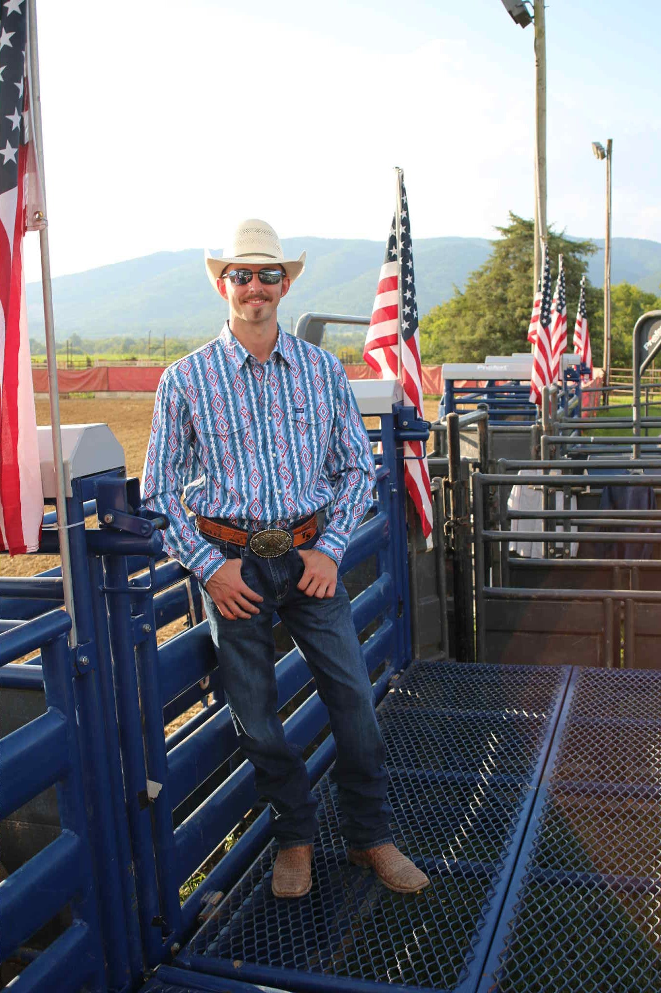 Wrangler® Vintage Inspired Long Sleeve Shirt - Classic Fit - Americana Multi 112368193 Shirt Wrangler