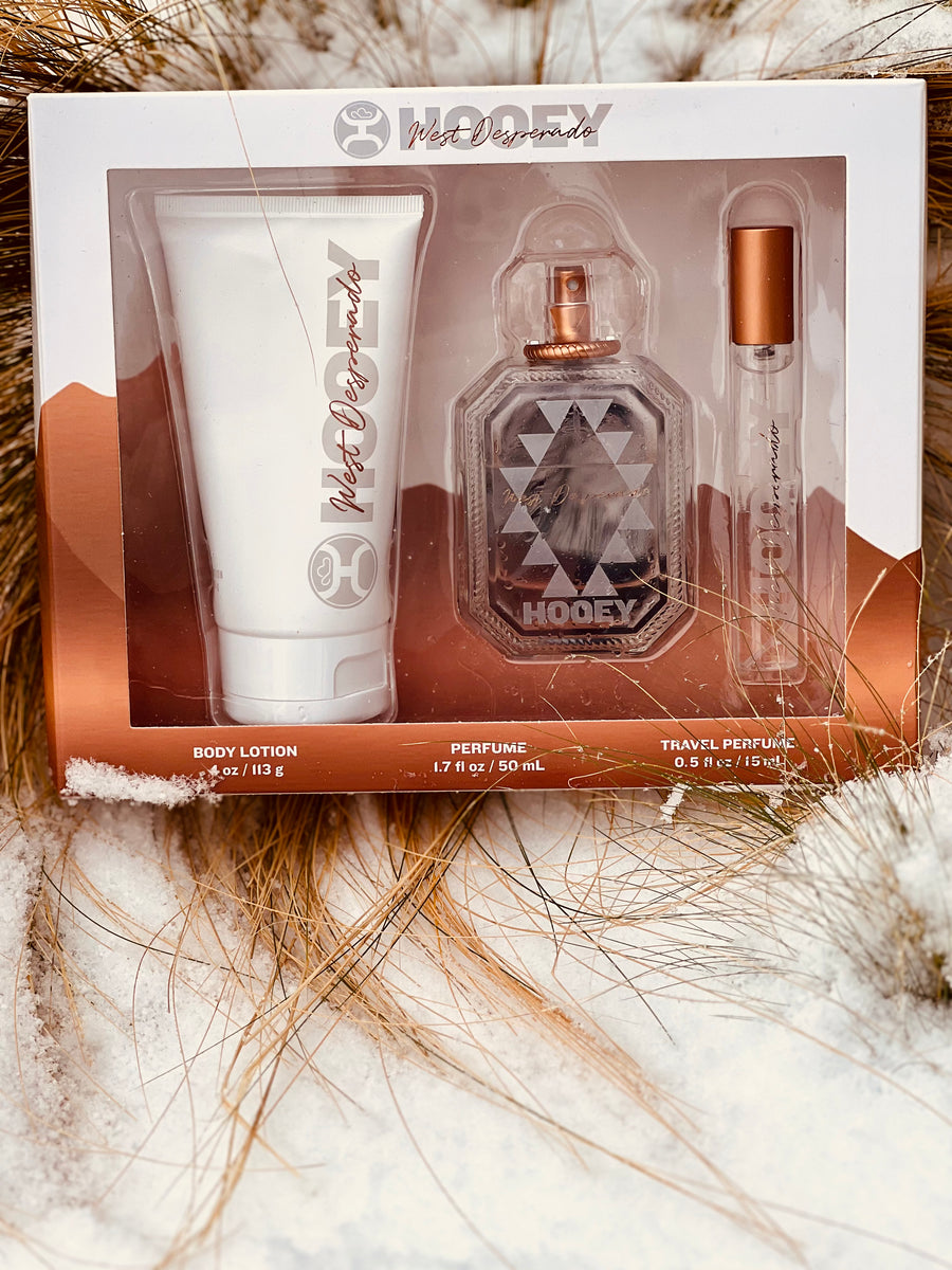 Hooey & West Desperado Stunning 3 Piece Perfume & Lotion Gift Set Perfume & Cologne Hooey