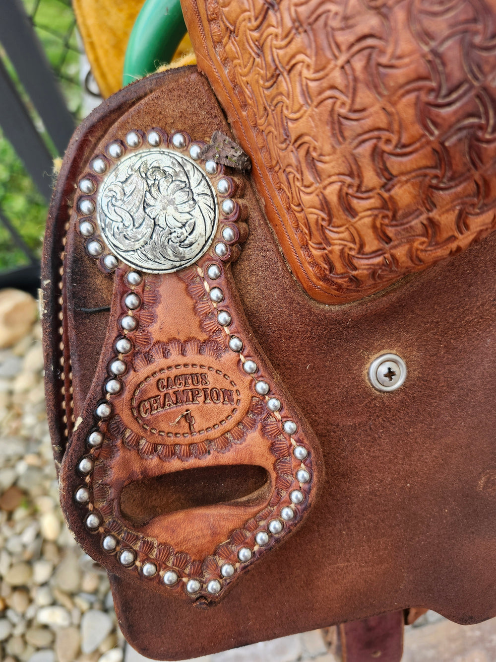 15" 2014 Cactus Saddlery Trophy Roping Saddle Saddle Running P