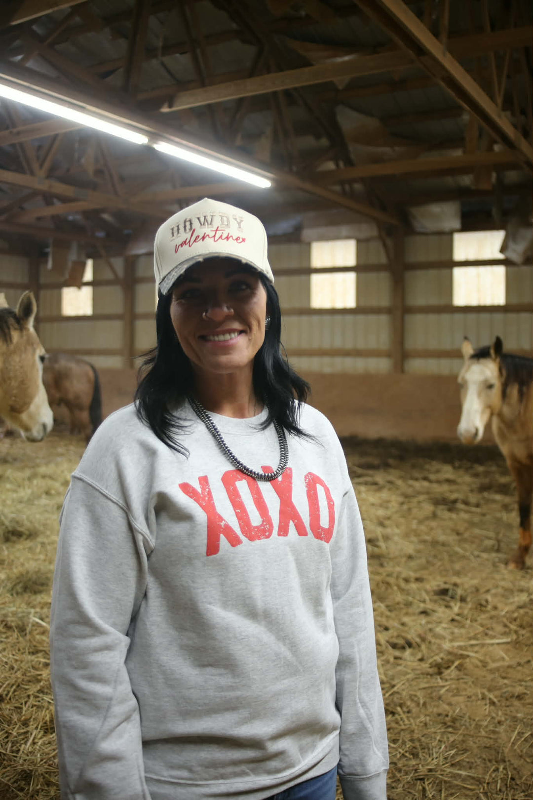 XOXO Crewneck Sweatshirt, Valentine's Day Shirt Sweatshirt 20% off Women's Mugsby