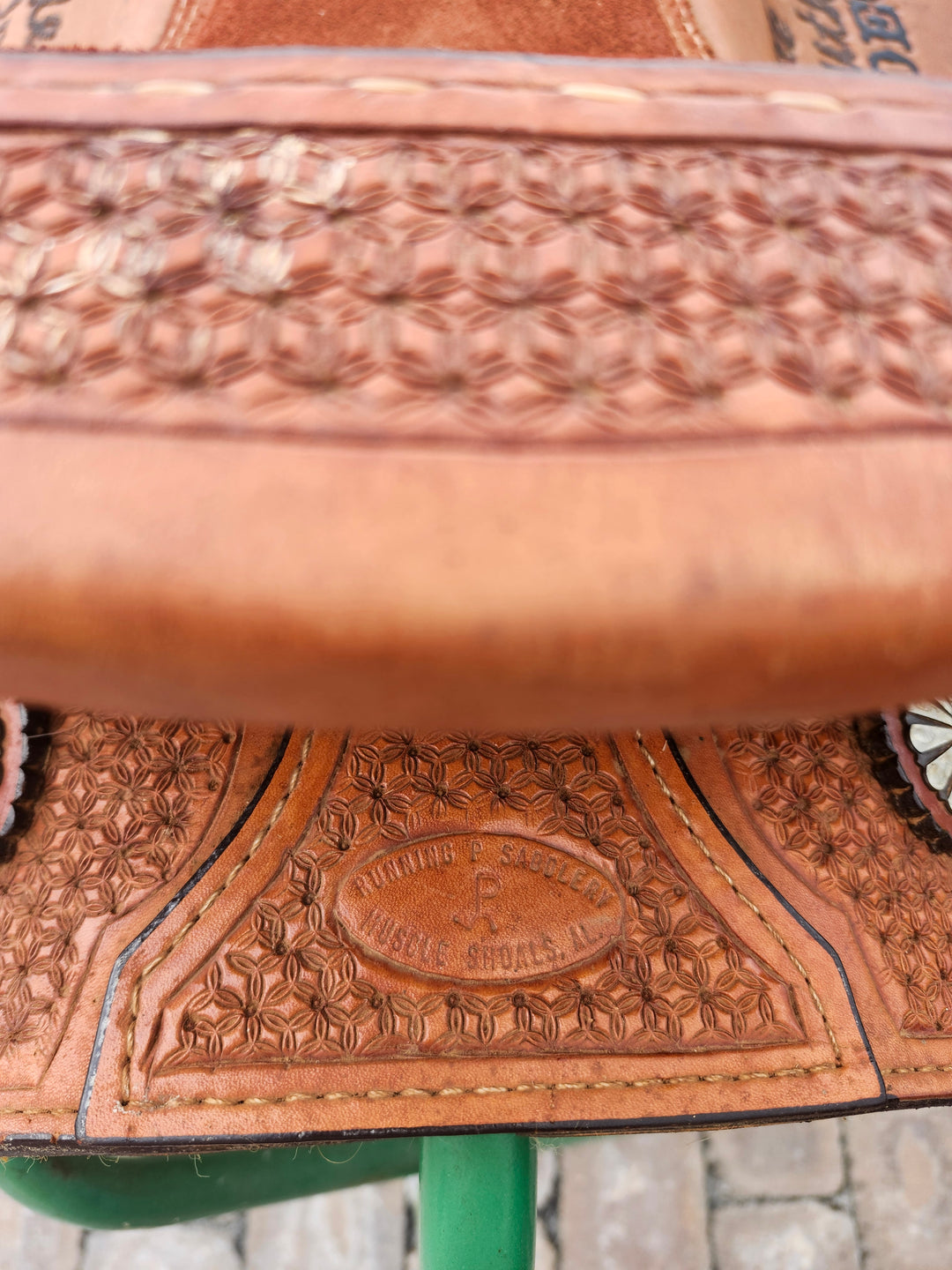 15" 2009 Running P Barrel Saddle Saddle Running P