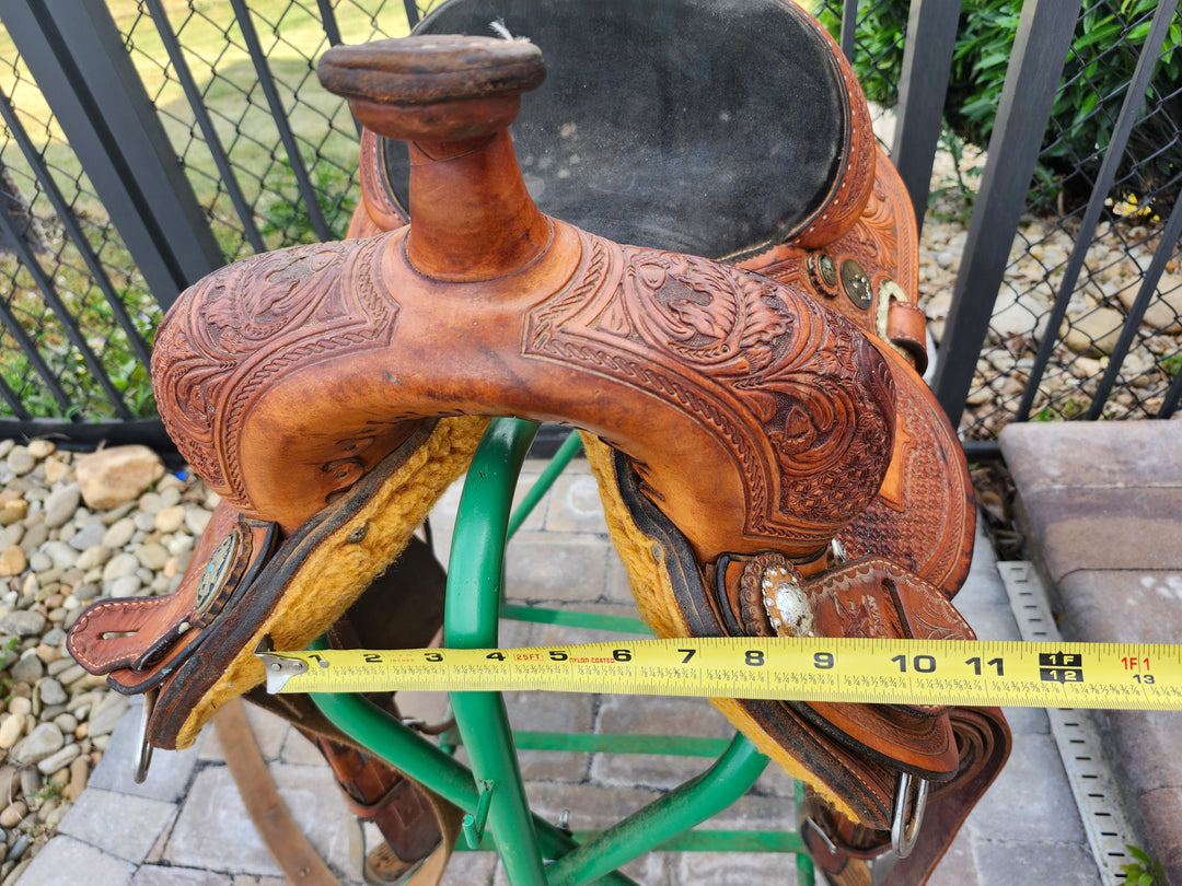 14.5" 2012 Reinsman Trophy Barrel Saddle – Like New Condition Reinsman