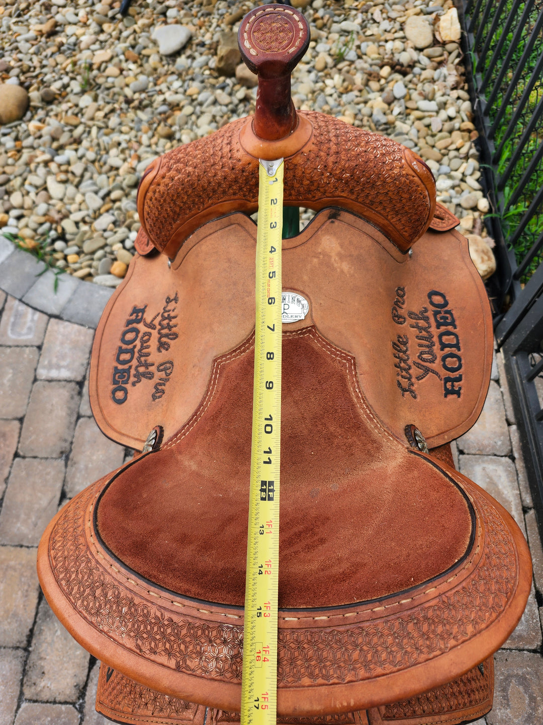 15" 2009 Running P Barrel Saddle Saddle Running P