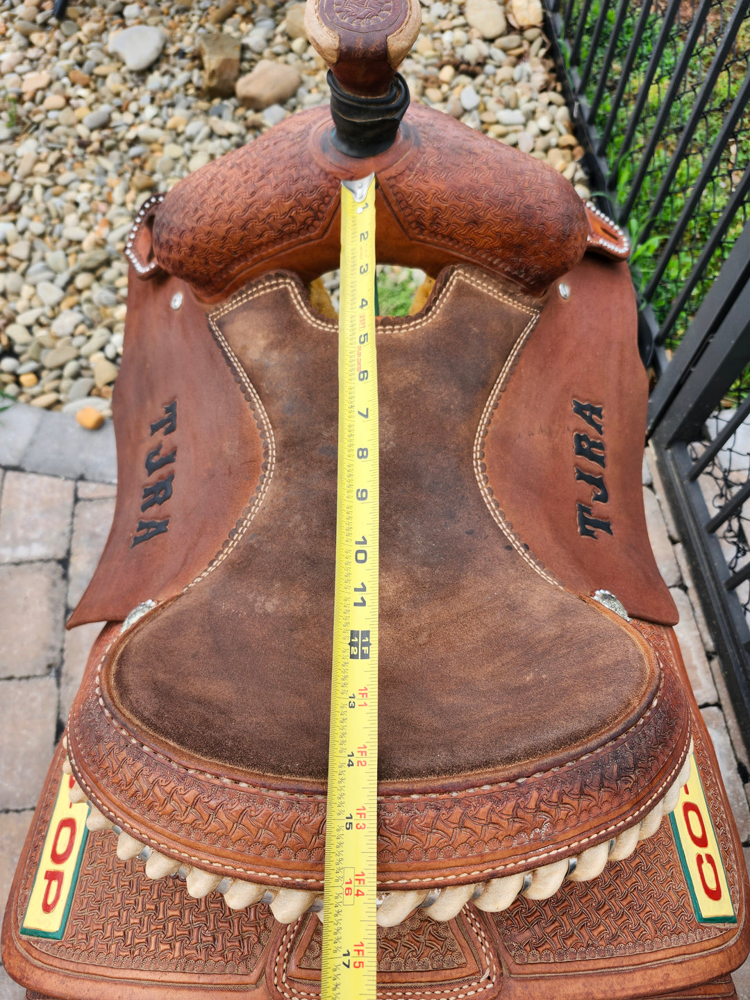 15" 2014 Cactus Saddlery Trophy Roping Saddle Saddle Running P