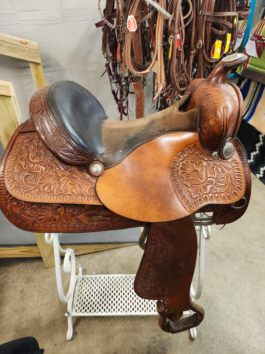 15" Hereford Saddle (used) Double C Western Supply