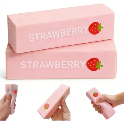Strawberry Pink Butter Shaped Squishy Double C Western Supply
