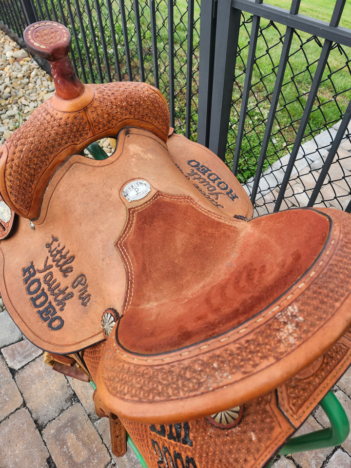 15" 2009 Running P Barrel Saddle Saddle Running P