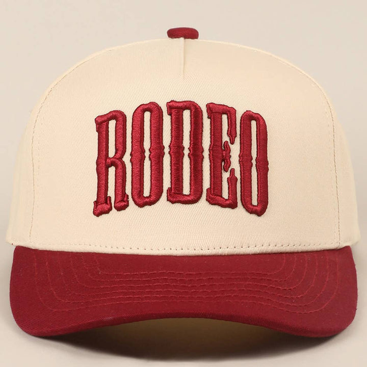 RODEO Two-Tone Embroidered Trucker Hat - Double C Western SupplyFashion City