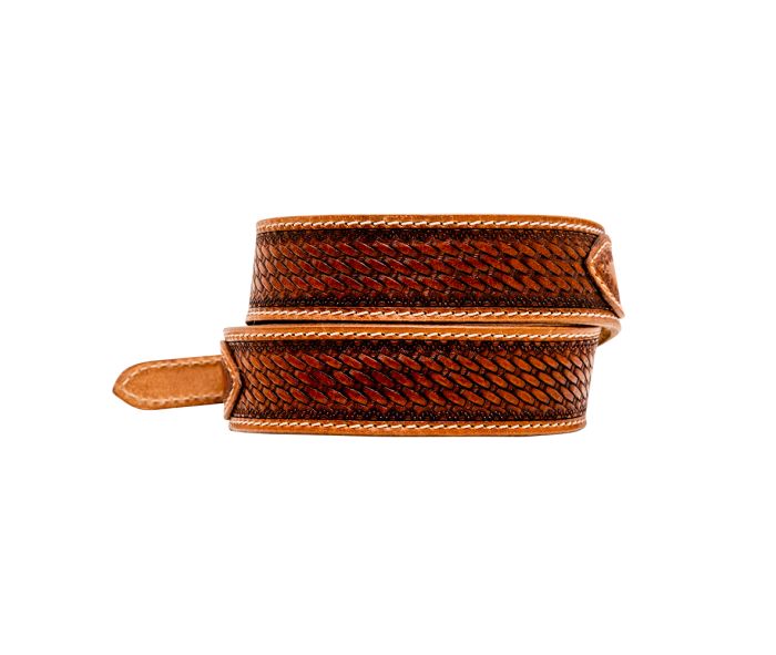 VANDAL HAND-TOOLED LEATHER BELT Myra