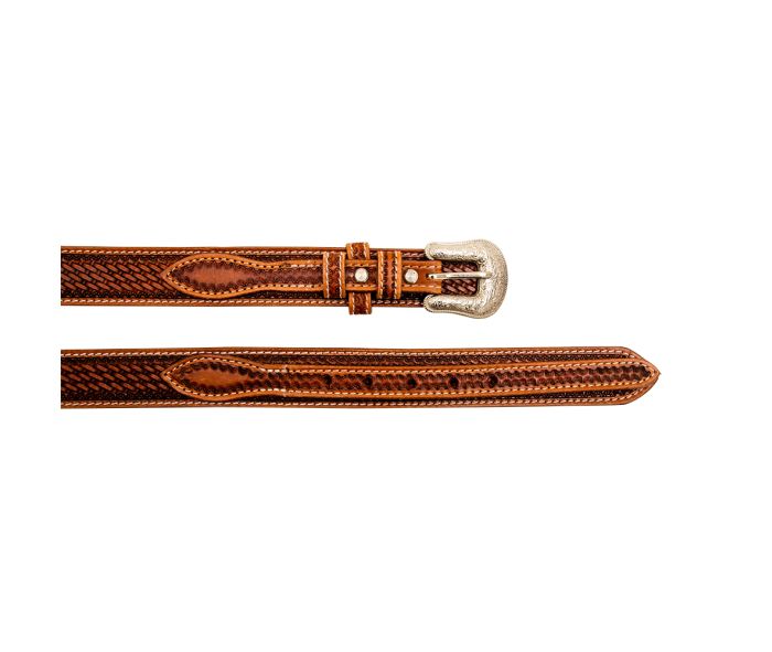 VANDAL HAND-TOOLED LEATHER BELT Myra