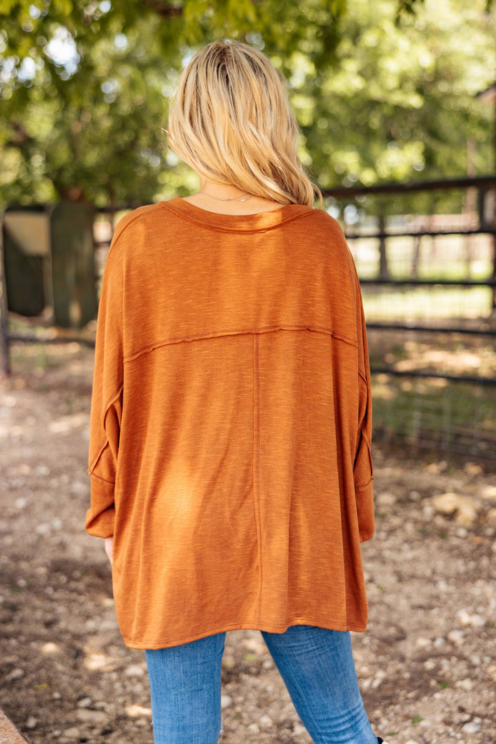 Soft Relaxed Draped Top - Double C Western SupplyAndrée by Unit