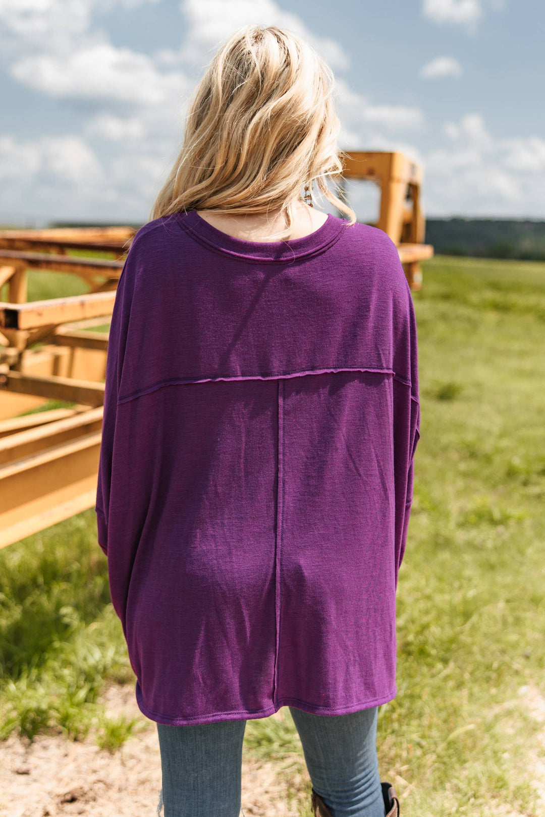 Soft Relaxed Draped Top - Double C Western SupplyAndrée by Unit