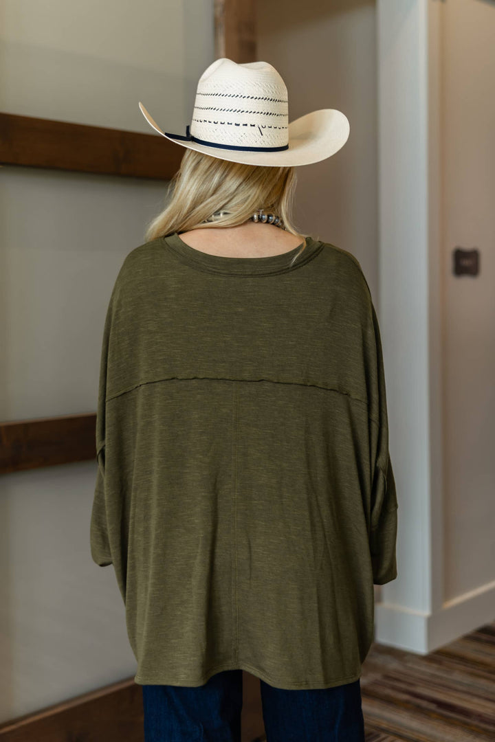 Soft Relaxed Draped Top - Double C Western SupplyAndrée by Unit