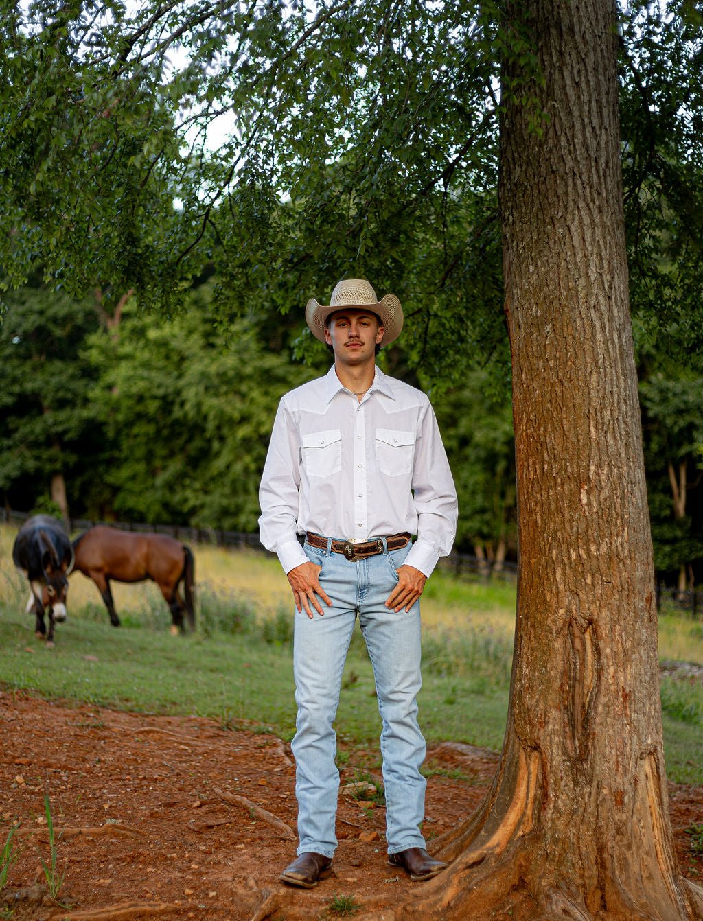 Sport Western Snap Shirt - Black And White - Double C Western SupplyWrangler