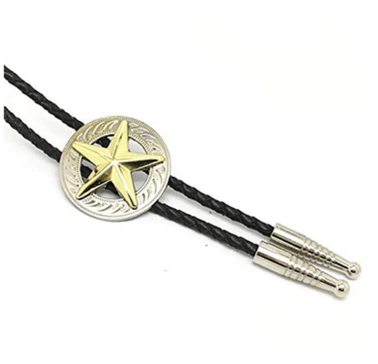 Texas Ranger Cowboy Bolo Tie Necklace - Double C Western SupplySimpleNGreat