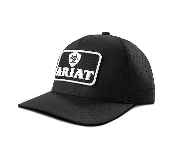 ARIAT Mens Cap Baseball Hat Embroidery Patch Logo Black A300092601 Cap M & F