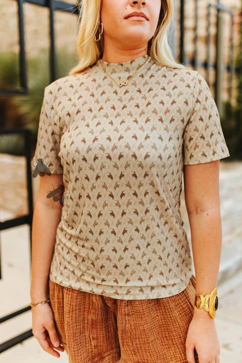 The Rowlett Short Sleeve Tee Shirt - Double C Western Supply2 Fly