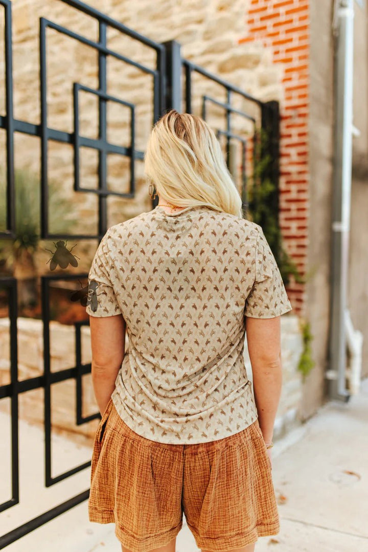 The Rowlett Short Sleeve Tee Shirt - Double C Western Supply2 Fly