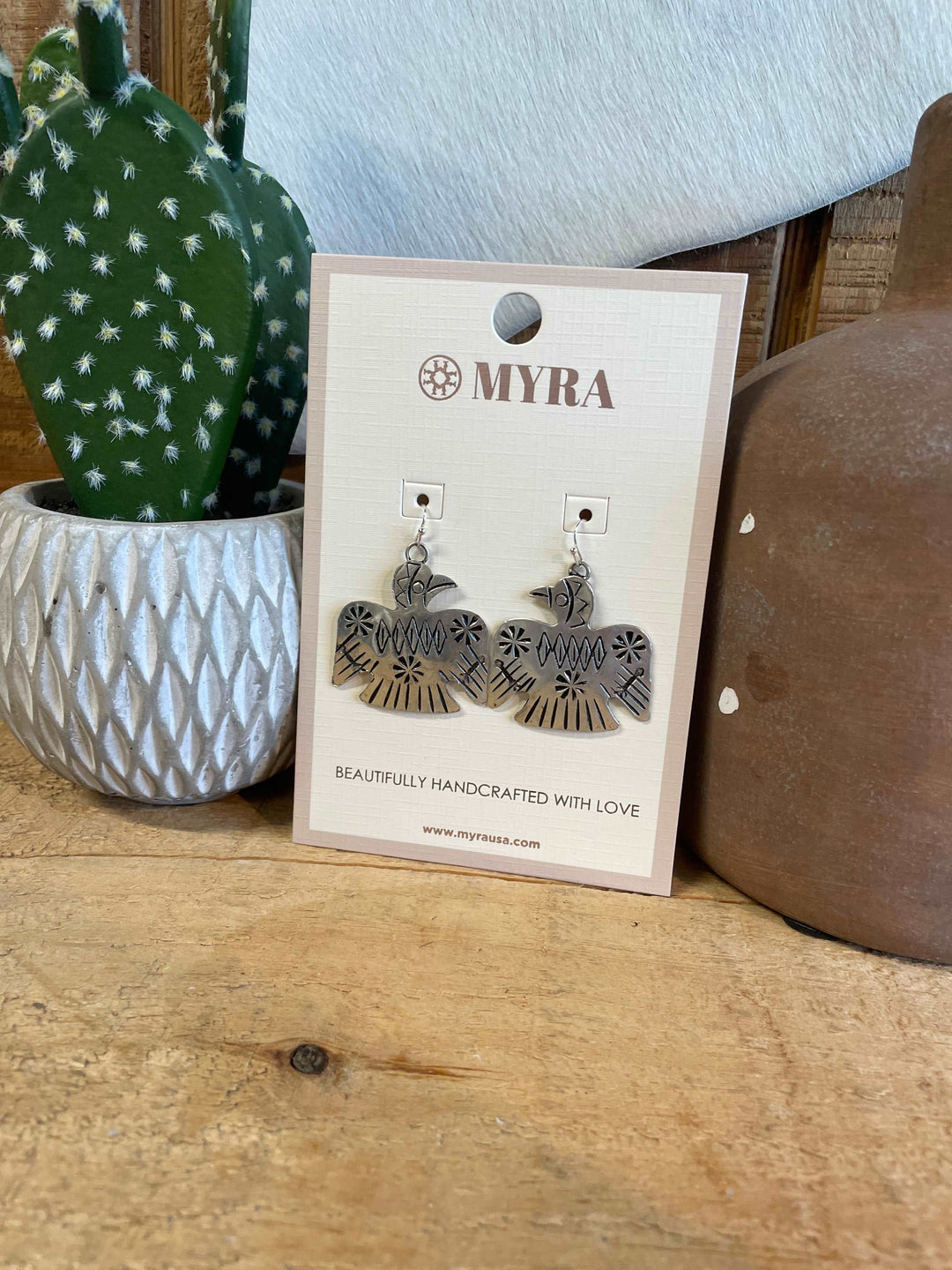 Thunderbird's Realm Earrings - Double C Western SupplyMyra