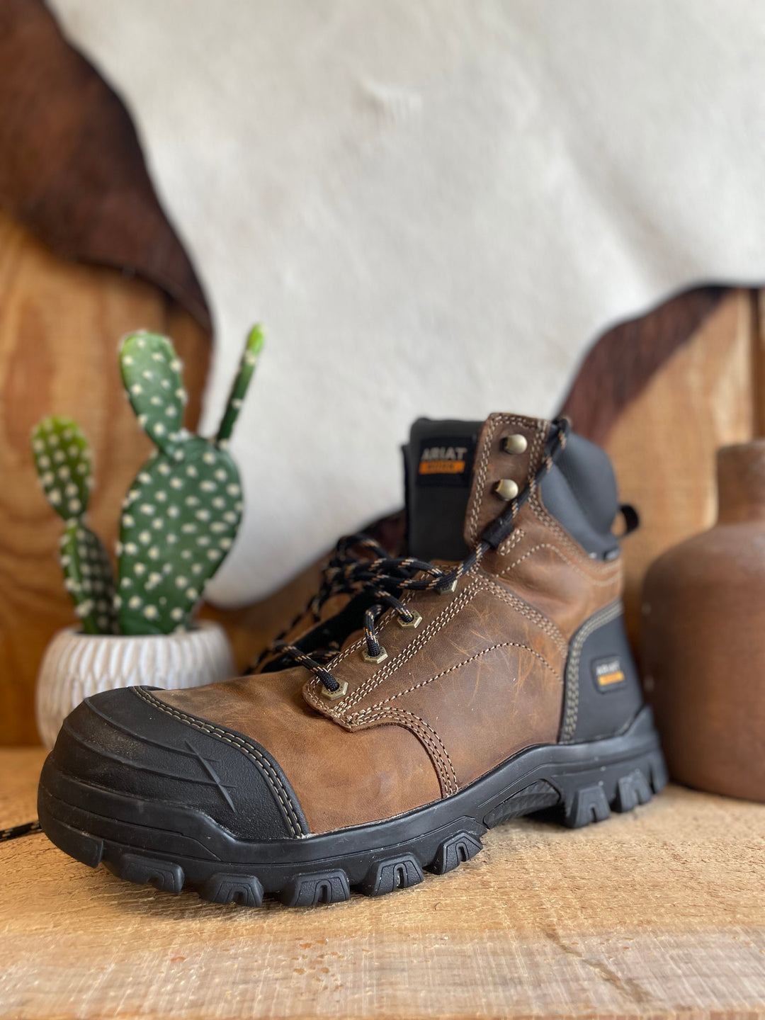 Treadfast 6" Steel Toe Work Boot - Double C Western SupplyAriat
