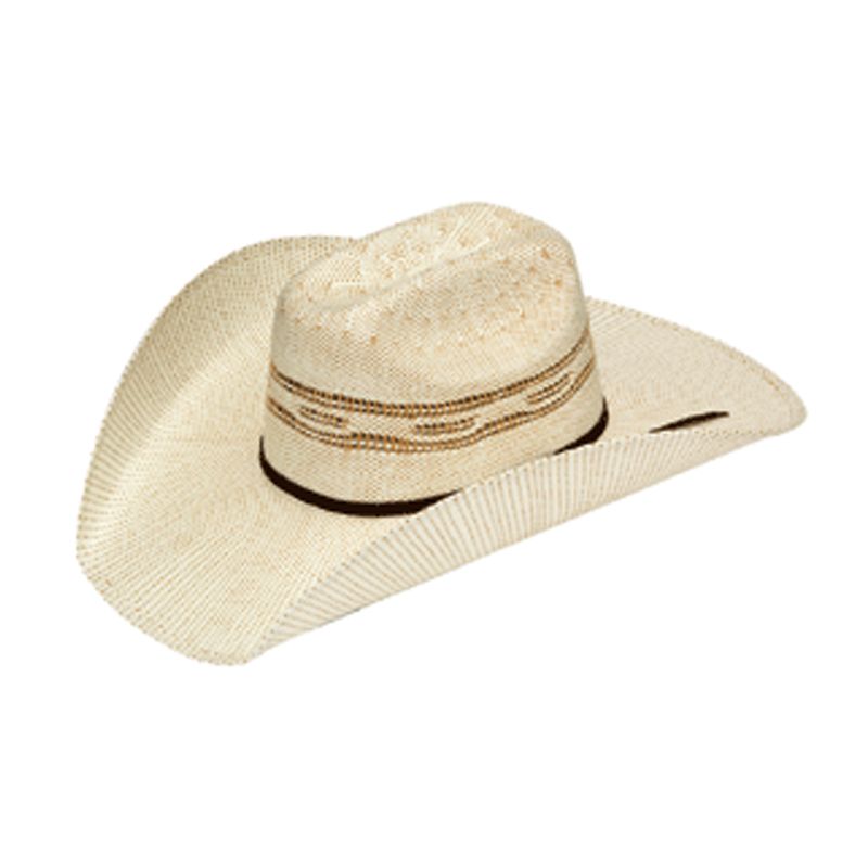 Twister Two Tone Bangora Straw Cowboy Hat T71624 - Double C Western SupplyM & F