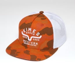 Kimes Ranch Grandview Snapback in Orange Caps Cinch