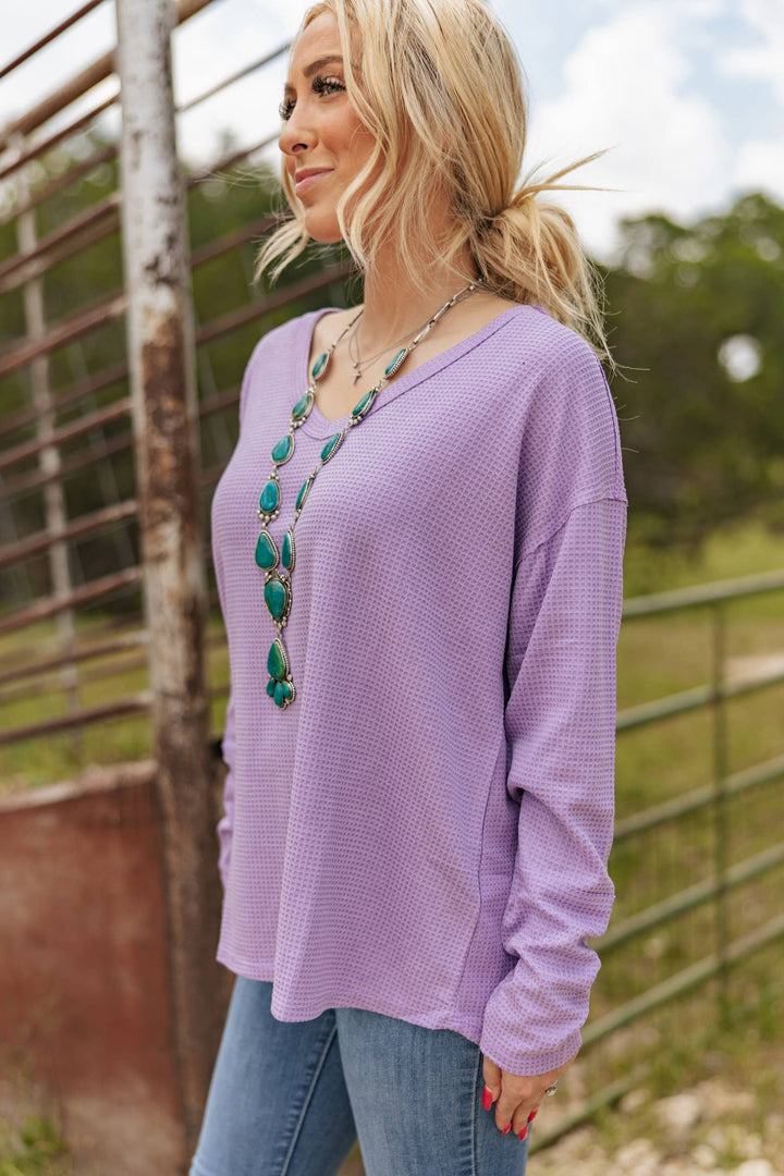 V Neck Thermal Top - Double C Western SupplyAndrée by Unit