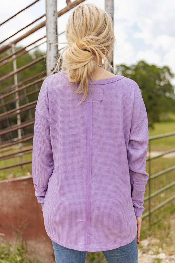V Neck Thermal Top - Double C Western SupplyAndrée by Unit