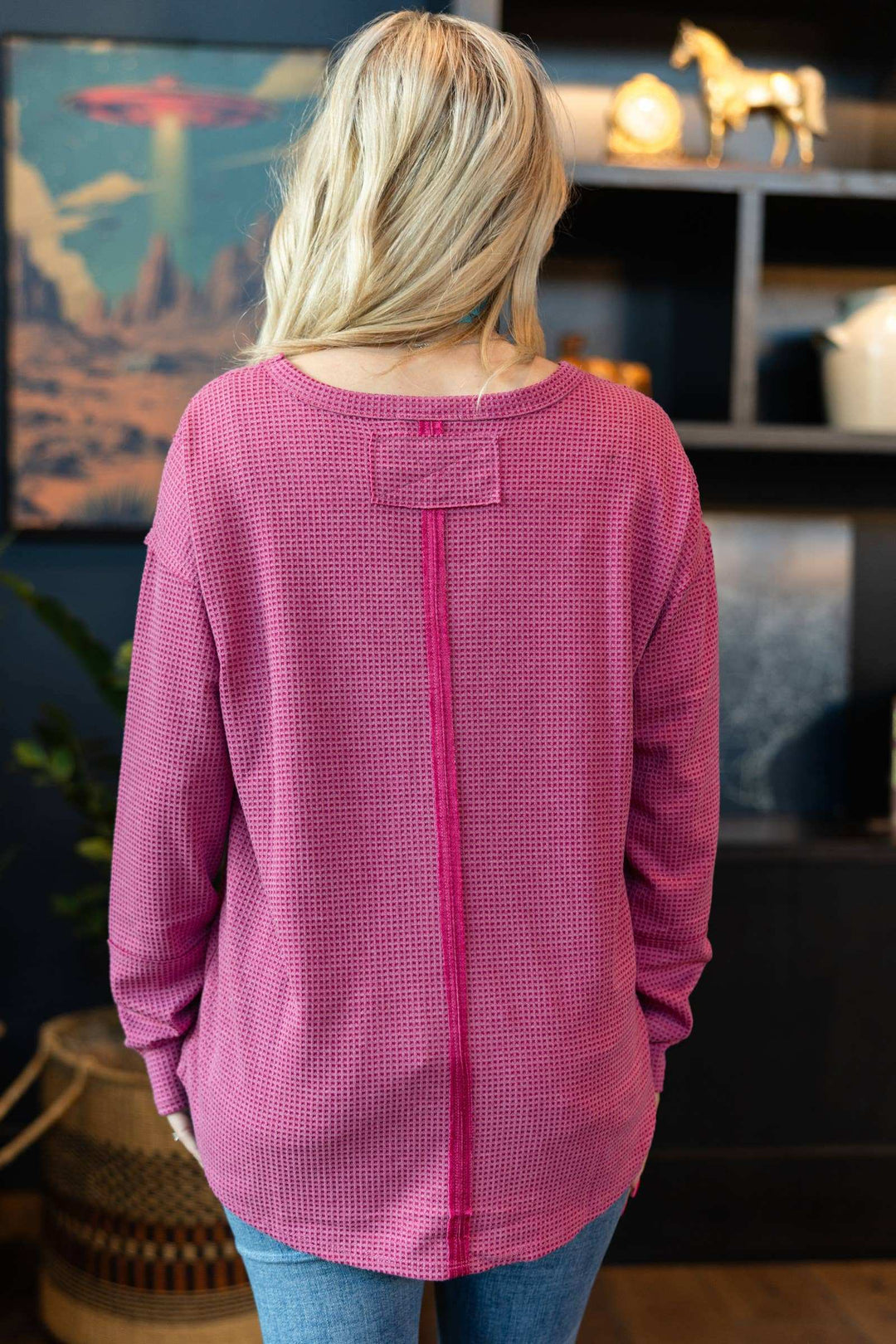 V Neck Thermal Top - Double C Western SupplyAndrée by Unit