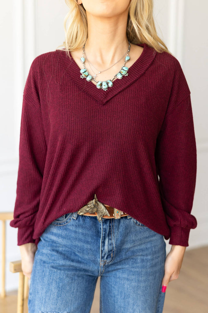 V Neck Tunic Top MHS44 - Double C Western SupplyAndrée by Unit