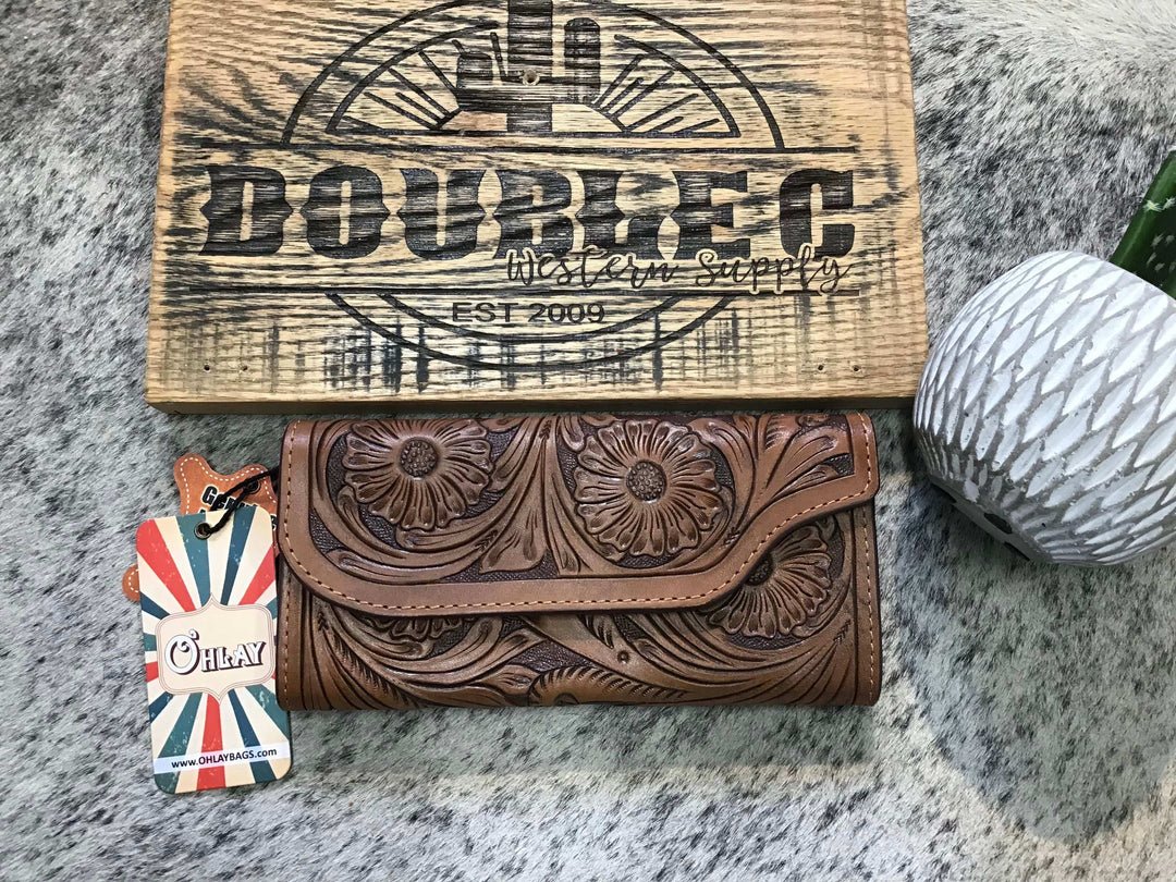 Wallet Genuine Leather women bag western Bag - Double C Western Supplyamerican darling