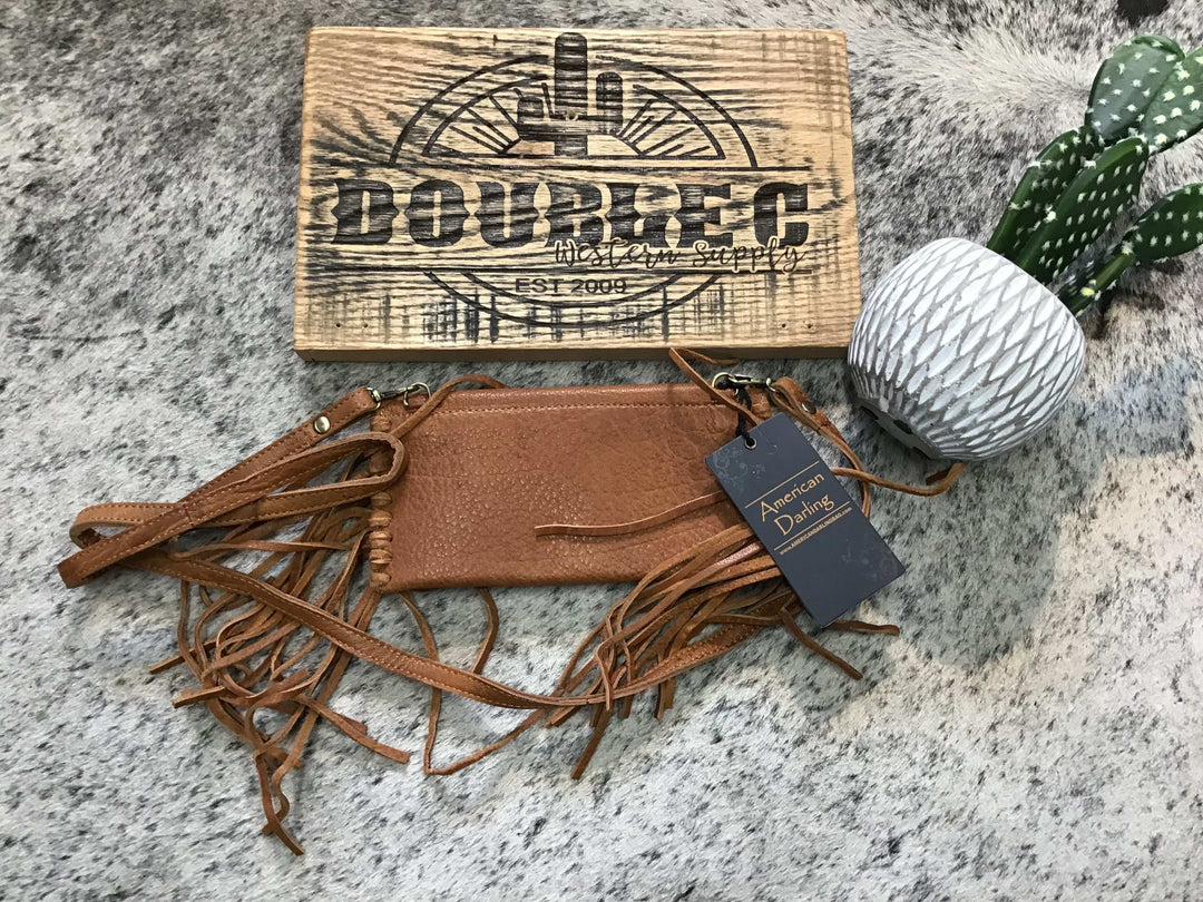 Wallet Genuine Western Leather Women Bag - Double C Western Supplyamerican darling
